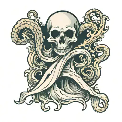 Creepy Ghost I Sea Shell Merging