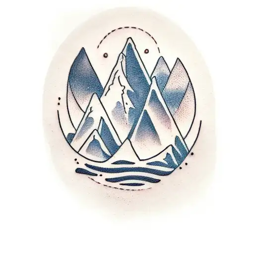 Minimalistic Mountain