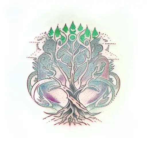 Yggdrasil World Tree Sleeve