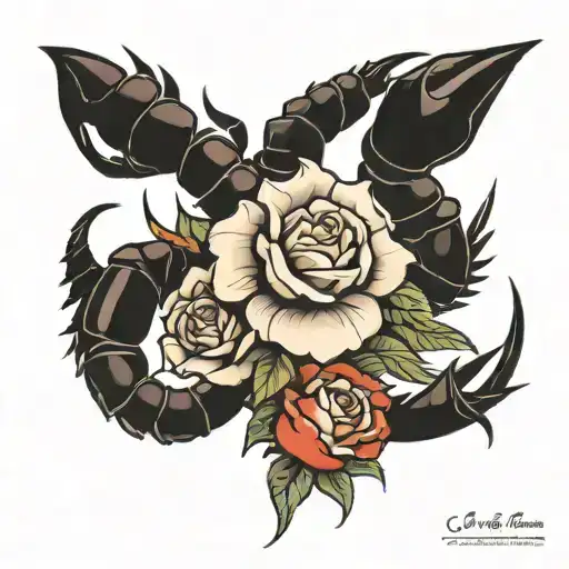Scorpion Roses Surrounding