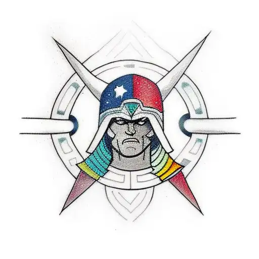 A Colored In Spartan That Looks Like A Constellation