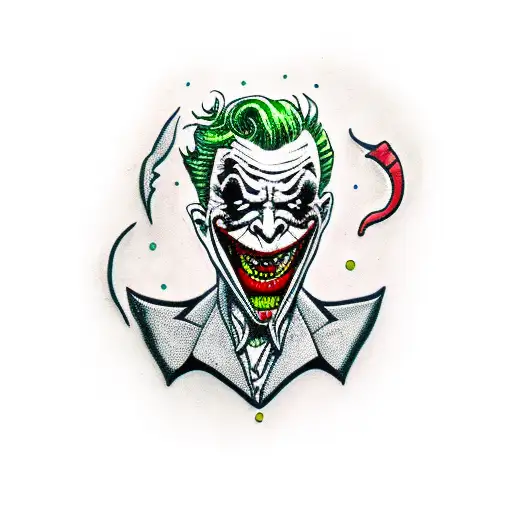 Bray Wyatt Fiend Mask With Joker Influence