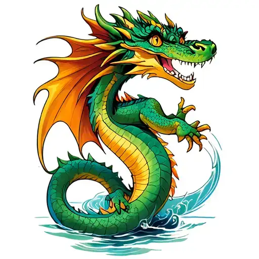Disney Water Dragon