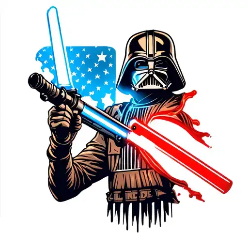 Star Wars And Lightsaber