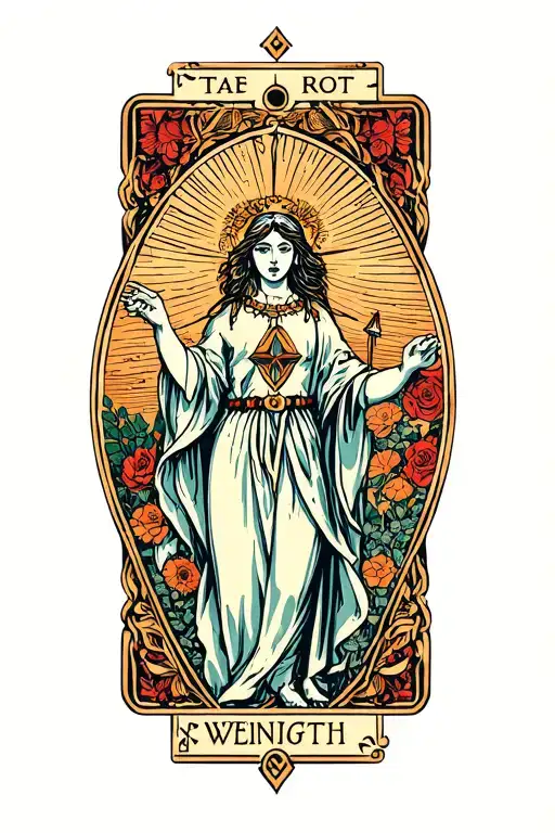 Wisdom And Strength Tarot Card