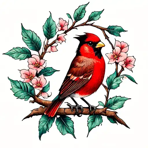 Red Finch Bird