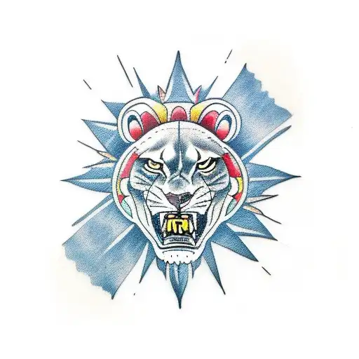 Roaring Lion With Third Eye