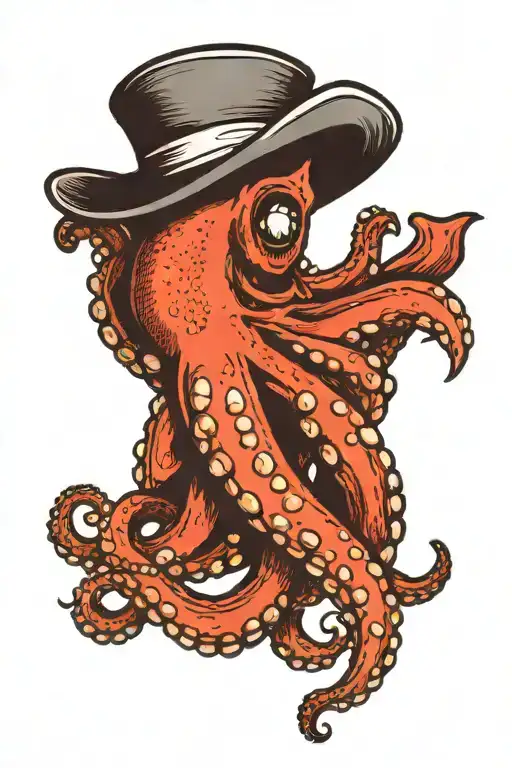 Octopus Wrapped In Shark