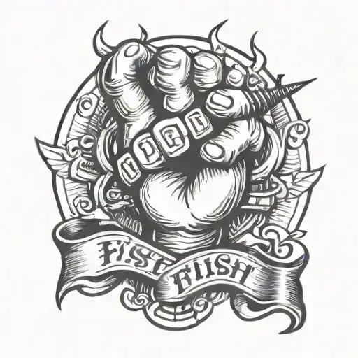 Fist And Music Themed