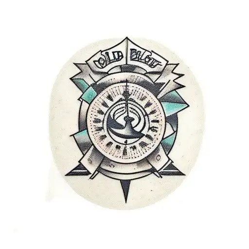 Old School Blackout Geometric