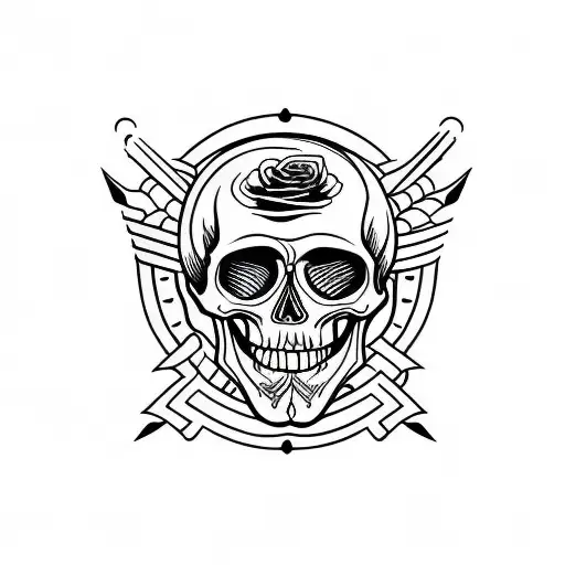 Skull To Cover A 8 Letter Name