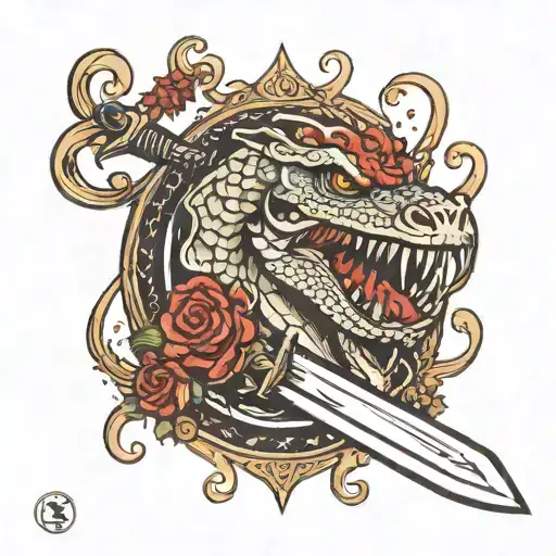 Sneke And Bloody Sword