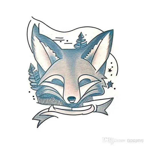 Cartoon Human Fox With Bros