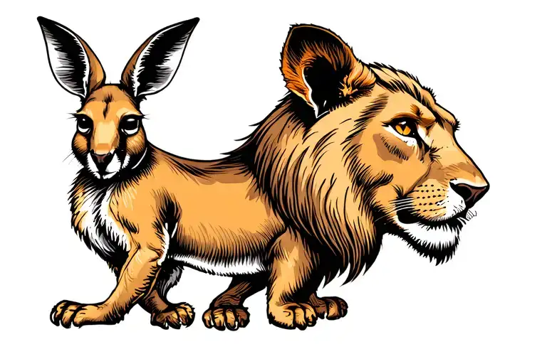 Lion And Kangaroo Blend
