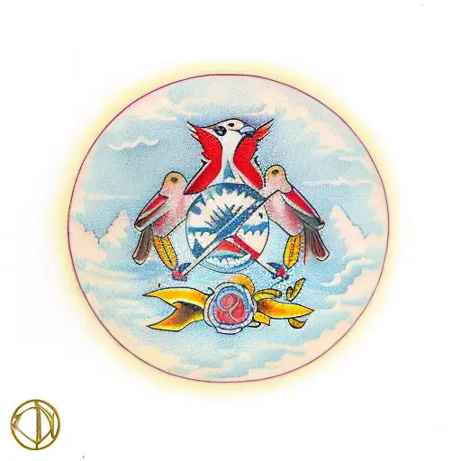 Virginia State Frame With Red North Cardinal