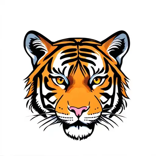 Tiger Face Logo