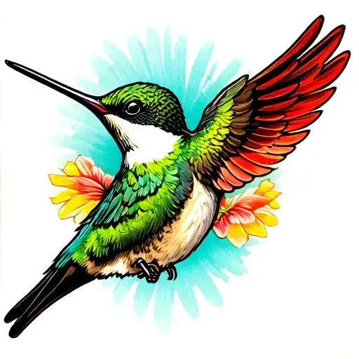 Old School Hummingbird