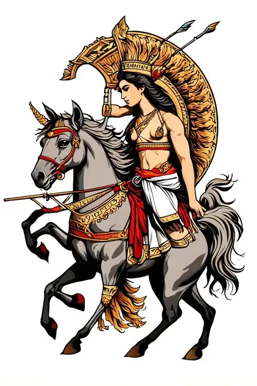 A Centaur Represented By The Sign Of Sagittarius