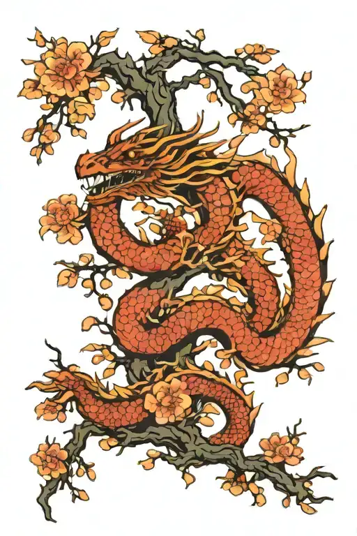 Dragon Sakura Tree