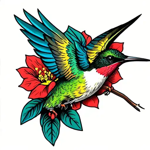 Old School Hummingbird