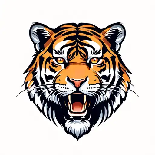 Tiger Logo For Sports