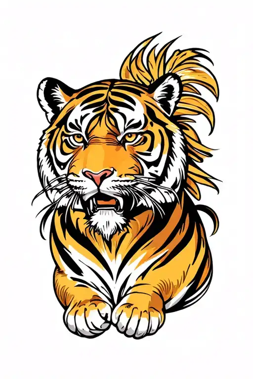 Tiger Logo For Sports
