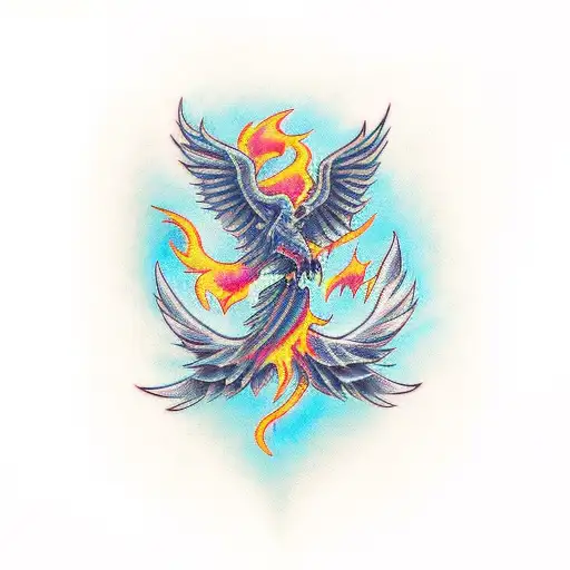 A Powerful Phoenix Rising From Ashes
