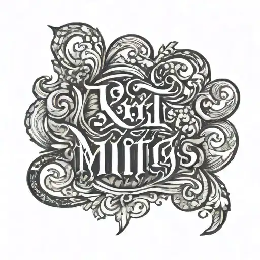 The Word Mits In Old Slavonic Script