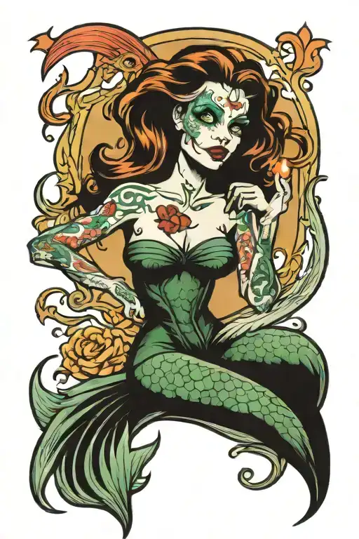 Sexy Undead Mermaid
