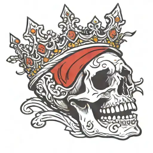 Skull Mouth Open Crown