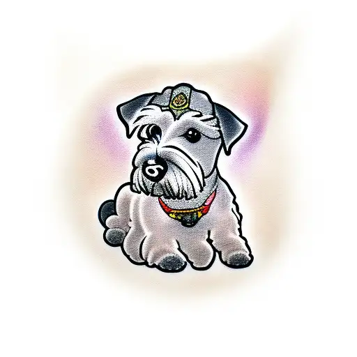 Dog Schnauzer Black