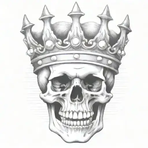 Skull Mouth Open Crown