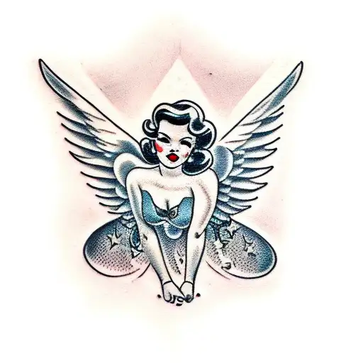 Female Pin Up Angel