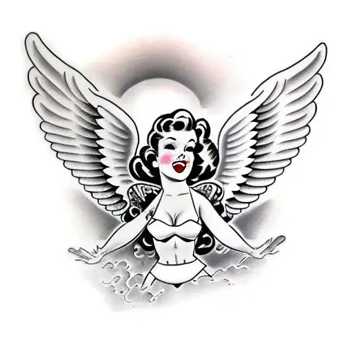 Female Pin Up Angel