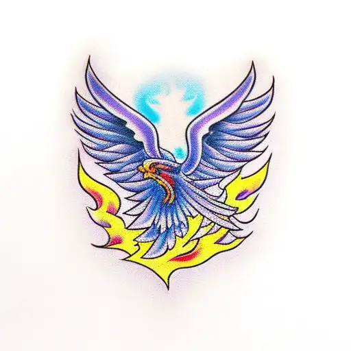 Phoenix With Fire And Ice