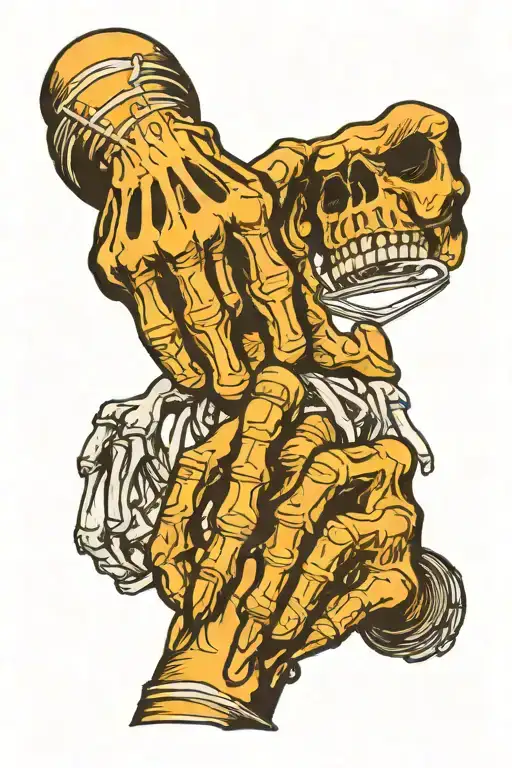 Skeleton Arm Wrestling