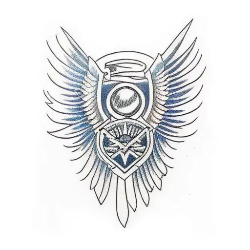 Motorcycle Wings Eagle
