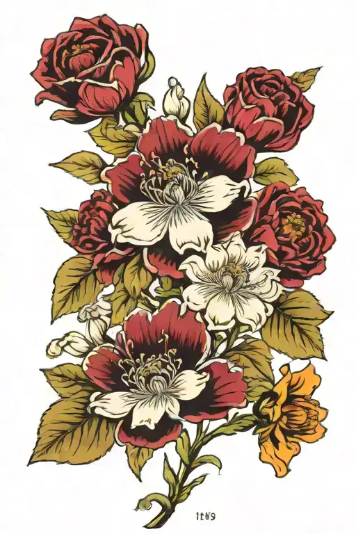 Birth Flowers For October November June Birth Flower