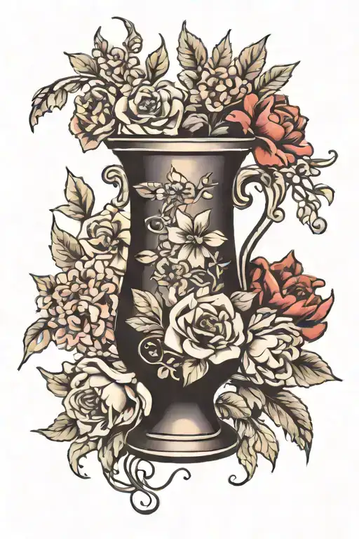Flower Vase Birth Month Flowers