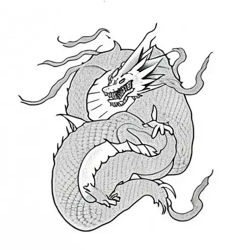 Black And White Spirited Away Haku Dragon