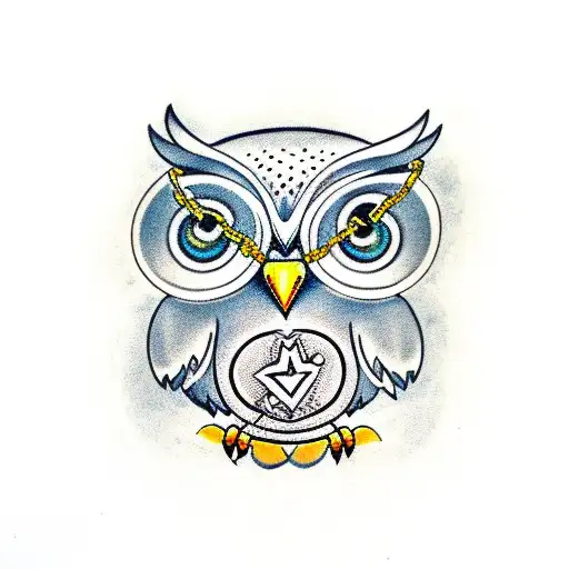 Owl With Chains