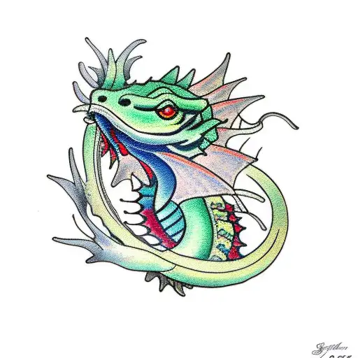 Water Dragon Simple