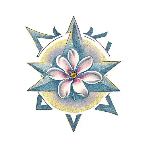 Roman Numerals With Plumerias