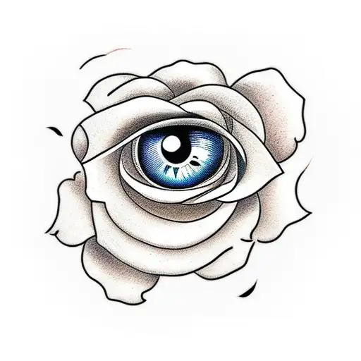 Eye O'clock Rose Hourglass