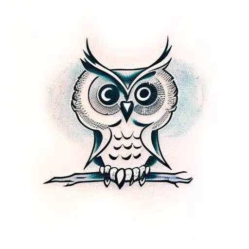 Owl Dressed Up As A Ghost