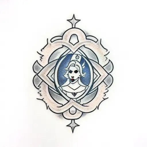 Female And Male Gender Symbols Gothic