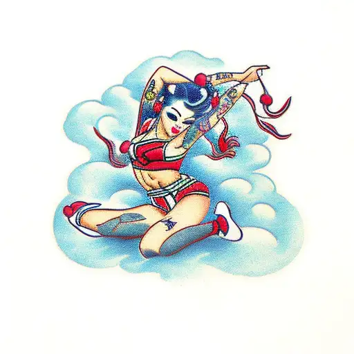 Sexy Asian Cheerleader