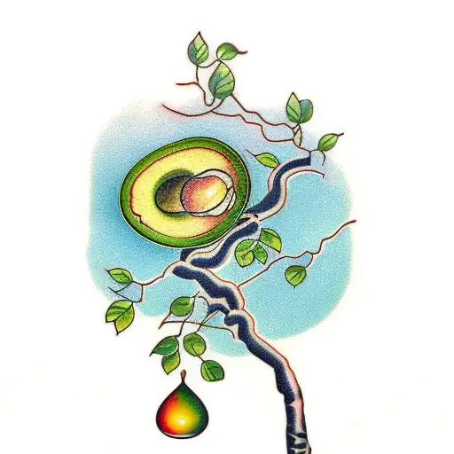 Ash Tree With Avocado