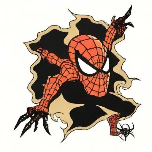 Skull Spiderman Logo