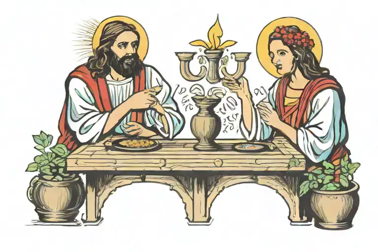 Jesus And The Samaritan Woman At The Well